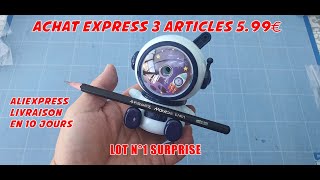 Premier lot  Achat Express 3 articles pour 599€ chez AliExpress livraison en 10 jours [upl. by Tiertza]