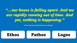 Ethos Pathos or Logos Quiz  Persuasive Modes  Speech Writing  English Writing [upl. by Neyut]