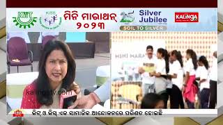 Bhubaneswar Mayor Sulochana Das speaks on KIIT amp KISS Mini Marathon 2023  KalingaTV [upl. by Araz363]