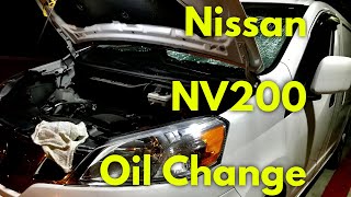 Nv200 Oil Change [upl. by Johnathan]