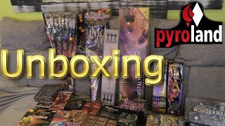 Unboxing 202021 Pyroland Online PyroSilvesterFeuerwerk [upl. by Schurman]