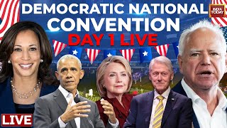 Democratic National Convention Day 1 LIVE DNC Chicago LIVE  Kamala Harris  Tim Walz  Joe Biden [upl. by Acimak293]