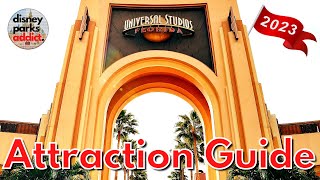 Universal Studios Florida ATTRACTION GUIDE  All Rides  Shows  2023  Universal Orlando Resort [upl. by Notxed]