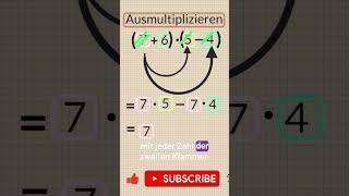 Ausmultiplizieren  Rechengesetze  Mathe leicht gemacht  TeacherTobi [upl. by Llebpmac]