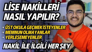 Lise Nakilleri Nasıl Yapılır Tüm Öğrencileri İlgilendiriyor [upl. by Claudie]