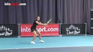 Tennis Forehand Basic Technique [upl. by Oriane]