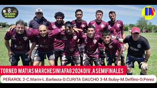 TORNEO MATIAS MARCHESINI AFAG 2024SEMIFINALES COPAS OROPLATABRONCE DIV A [upl. by Polik641]