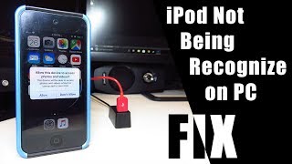 Fix iPod Not Being Recognize on PC [upl. by Niwdog]