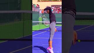 Aryna Sabalenka slowest motion serve [upl. by Acirrehs]