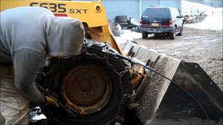 seating a tubeless tire with an acetylene torch [upl. by Joachima]