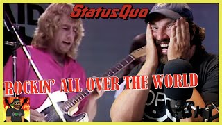 FIRST TIME HEARING  Status Quo  Rockin All Over The World Live Aid 1985  REACTION [upl. by Leunamesoj]