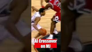 Allen Iverson Crossover on Michael Jordan shorts [upl. by Brod]