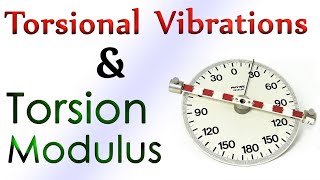 Torsional Vibrations amp Torsion Modulus Easy Science NTU [upl. by Bledsoe384]