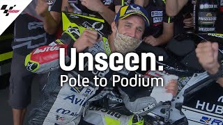 Unseen Zarco from pole to podium [upl. by Ilohcin123]