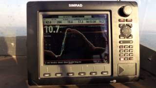 Simrad NSE8 bsm2 with tm275wlh transducer [upl. by Alolomo]