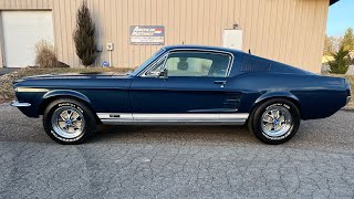 1967 Ford Mustang Fastback GT 427 FE Big Block 4 Speed Nightmist Blue [upl. by Cheng217]