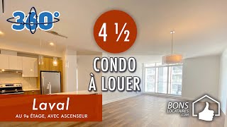 Apartment 360° tourLogementCondo locatif à louer à Laval 4 12 BonsLocataires [upl. by Pradeep]