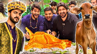 MILLION SUBSCRIBERS ka 3 LAKH ka COW Platter Bna lia 😍 My Father got EMOTIONAL 😭 [upl. by Intyrb]