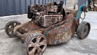 Restoring A Super Old Rusty MAKITA SelfPropelled Lawn Mower For My Brother [upl. by Atwahs]