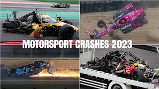 The Worst Motorsport Crashes Of 2023 [upl. by Sheets]