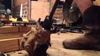 Honda foreman 450 Es rear driveshaft problems [upl. by Berthold]