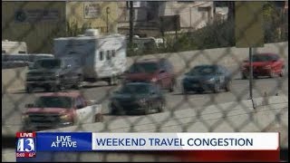 Weekend travel congestion in Utah [upl. by Notlimah]