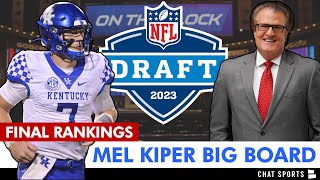 Mel Kiper’s 2023 NFL Draft Big Board FINAL Top 25 Prospect Rankings [upl. by Reichel]