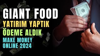 GIANT FOOD 💸 YATIRIM YAPTIK 💲 ÖDEME ALDIK 🔥 NEW USDT CLOUD MINING 2024 [upl. by Magee]