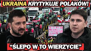 UKRAINA KRYTYKUJE POLAKÓW quotŚLEPO W TO WIERZYCIEquot [upl. by Forsyth]