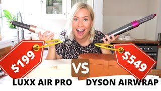 WANT A DYSON AIRWRAP BUT ITS TOO EXPENSIVEDYSON AIRWRAP vs LUXX AIR PRO STYLERCHEAPER ALTERNATIVE [upl. by Aicella]