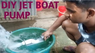 Homemade jet boat pump jet water pump  diy speed boat pump [upl. by Niram]