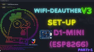 How to Setup Huhnitor V3 in ESP8266 D1MiNi  Deauther V3  WIFI Security  Hindi [upl. by Christiana]