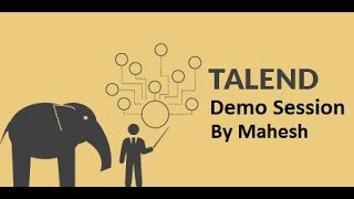 Talend Demo Session on Data Integration  By Mahesh  Contact 919700465570 [upl. by Ahsirahc]