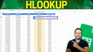 How to Hlookup in Google Sheets  Practical Example  Automate Tasks and Save Time [upl. by Stefanie482]