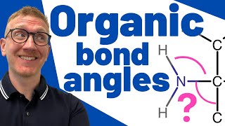 Organic Chemistry Bond Angles  estimations and predictions in Alevel Chemistry [upl. by Leoline836]