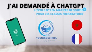 demandé à lIA quelle école est n°1 pour les soutiens au niveau des les classes préparatoires [upl. by Rehpretsirhc]