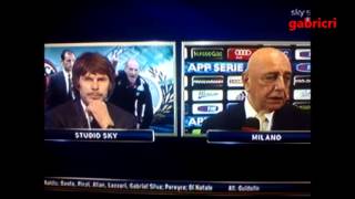 Boban battibecco con Galliani in Milan Udinese 1 0  Boban quarrel with Galliani [upl. by O'Carroll]