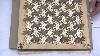 Creating an EscherLike Tessellated Chess Board [upl. by Eenel]