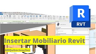 Insertar mobiliario Revit 2023 [upl. by Euqinaj654]