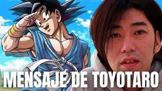 TOYOTARO EXPLICA EL VERDADERO FINAL DE DRAGON BALL SUPER  MENSAJE DE TOYOTARO SOBRE AKIRA TORIYAMA [upl. by Catherin]