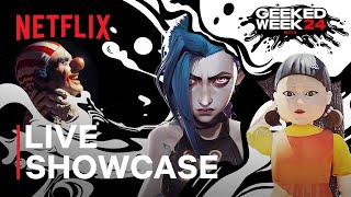 Geeked Week 2024 Live Showcase ft Squid Game Arcane One Piece amp More  Netflix [upl. by Celine131]