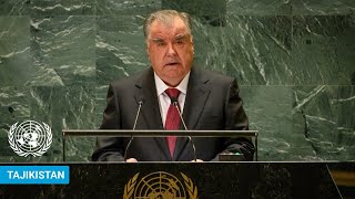 🇹🇯 Tajikistan  President Addresses United Nations General Debate 79th Session  UNGA [upl. by Aes597]