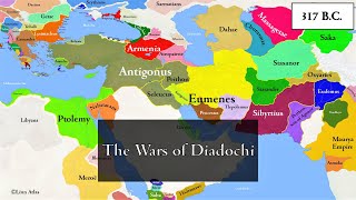 The Wars of the Diadochi  Interactive History  with yearly captions [upl. by Guise]