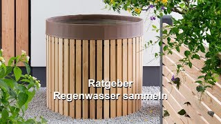 Ratgeber Regenwasser sammeln [upl. by Essined]