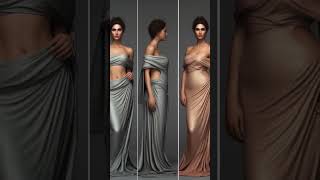 Ancient Greek women s chlamys worn over the shoulder [upl. by Jaquelyn]