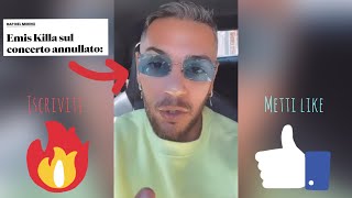 EMIS KILLA quotPREFERISCO SAPERTI MORTA CHE CON UN ALTROquot ANNULLATO CONCERTO A CAPODANNO PER SESSISMO [upl. by Sivraj]