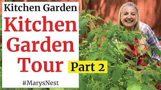 Kitchen Garden Tour  My Potager Garden is Blooming [upl. by Neda]