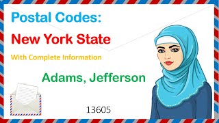 Postal Code and Contact No of City Adams County Jefferson Post Office NY Zip Code [upl. by Lama619]