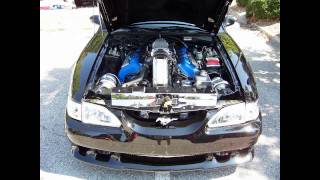 Twin Turbo Saleen makes 1200 horsepower by Fastlane Motorsports [upl. by Siraved597]