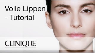 Clinique Makeup Tutorial Volle Lippen dank Lippenkontur [upl. by Suez]